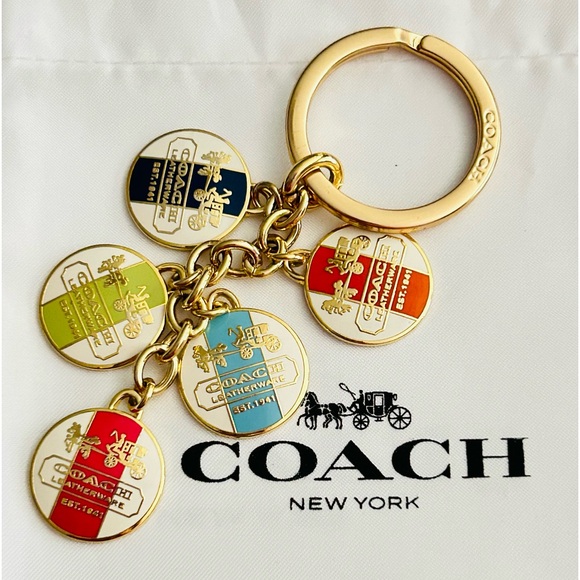 RARE Coach 1941 LeatherWare Charm Keychain/ Bag Charm - Picture 1 of 8